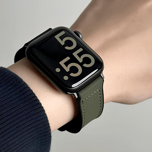 Elegantes Apple Watch Armband aus Leder von Myncase