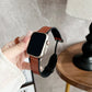 Elegantes Apple Watch Armband aus Leder von Myncase in Braun