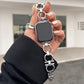 Modisches Apple Watch Kettenarmband aus Edelstahl in Silber von Myncase