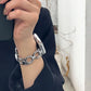 Modisches Apple Watch Kettenarmband aus Edelstahl von Myncase