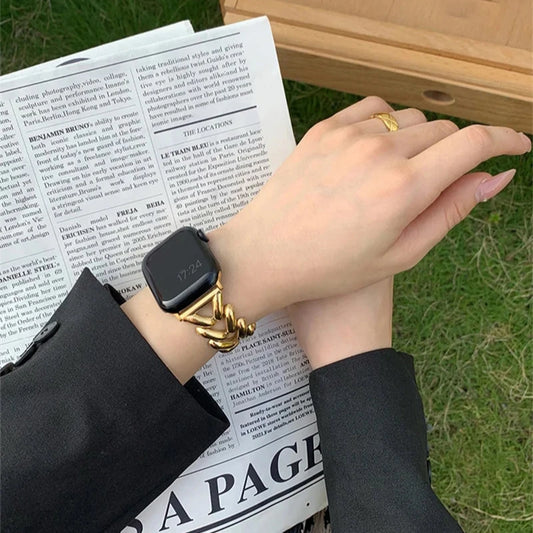 Modisches Apple Watch Kettenarmband von Myncase