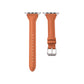 Modisches Apple Watch Lederarmband in Orange von Myncase