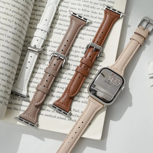 Modisches Apple Watch Lederarmband von Myncase