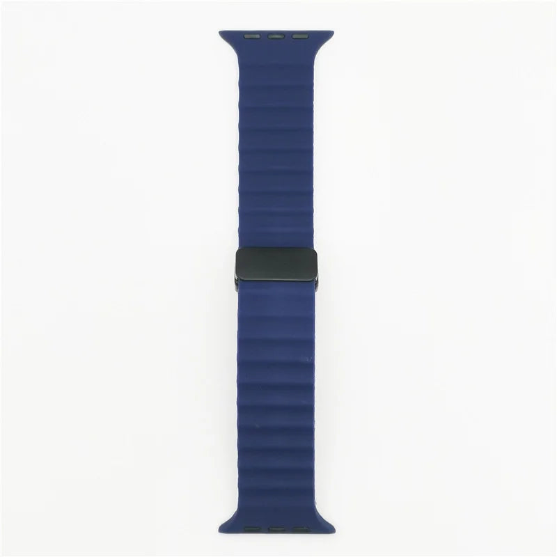 Modisches Apple Watch Sportarmband von Myncase in Dunkelblau