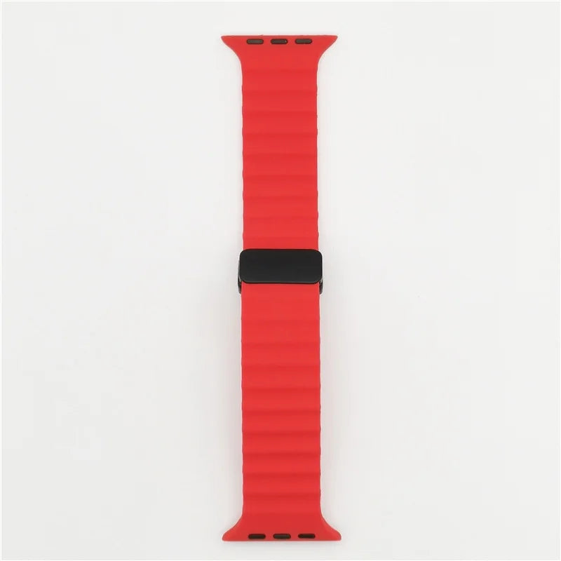 Modisches Apple Watch Sportarmband von Myncase in Rot