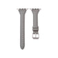 Modisches Apple Watch Lederarmband in Grau von Myncase